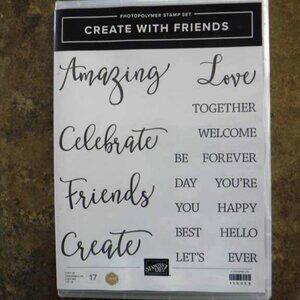 Stampin' Up! CREATE WITH FRIENDS Photopolymer Stamps – New!
